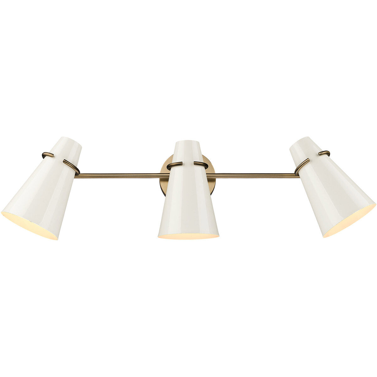 Golden Lighting 2122-BA3 MBS-GE Reeva 3 Light 26 inch Modern
